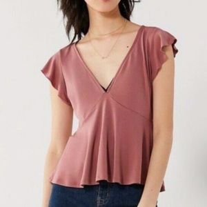 Urban outfitters Mauvey rose Pink top